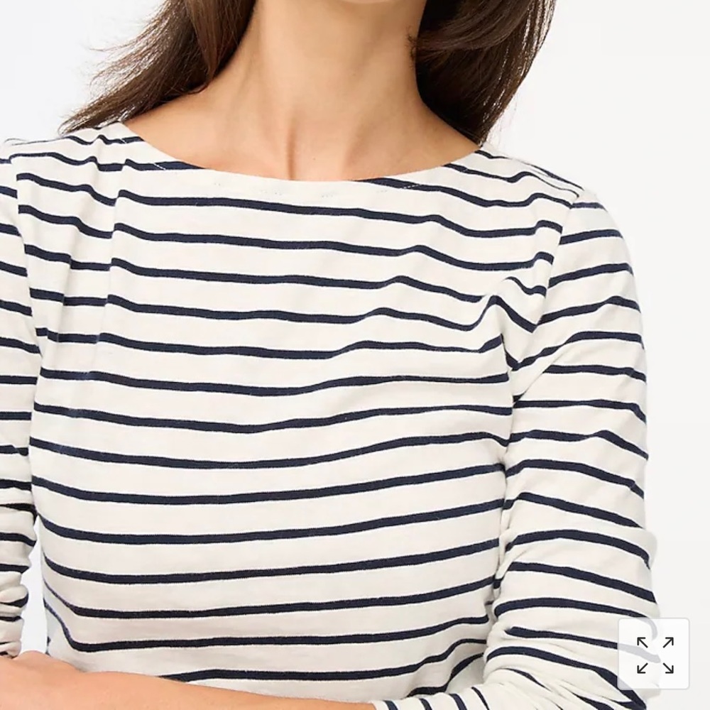 NWT J. Crew Long-Sleeve Striped Tee